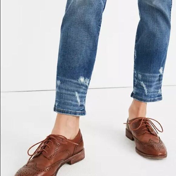 Madewell Slim Straight: Distressed Button Front Edition Jeans 23TL - Picture 12 of 12